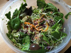 ma salade: avec Tout ! ;-D